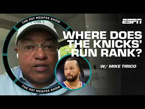 Mike Tirico RANKS the best drought-snapping runs after the Knicks Championship | The Pat McAfee Show