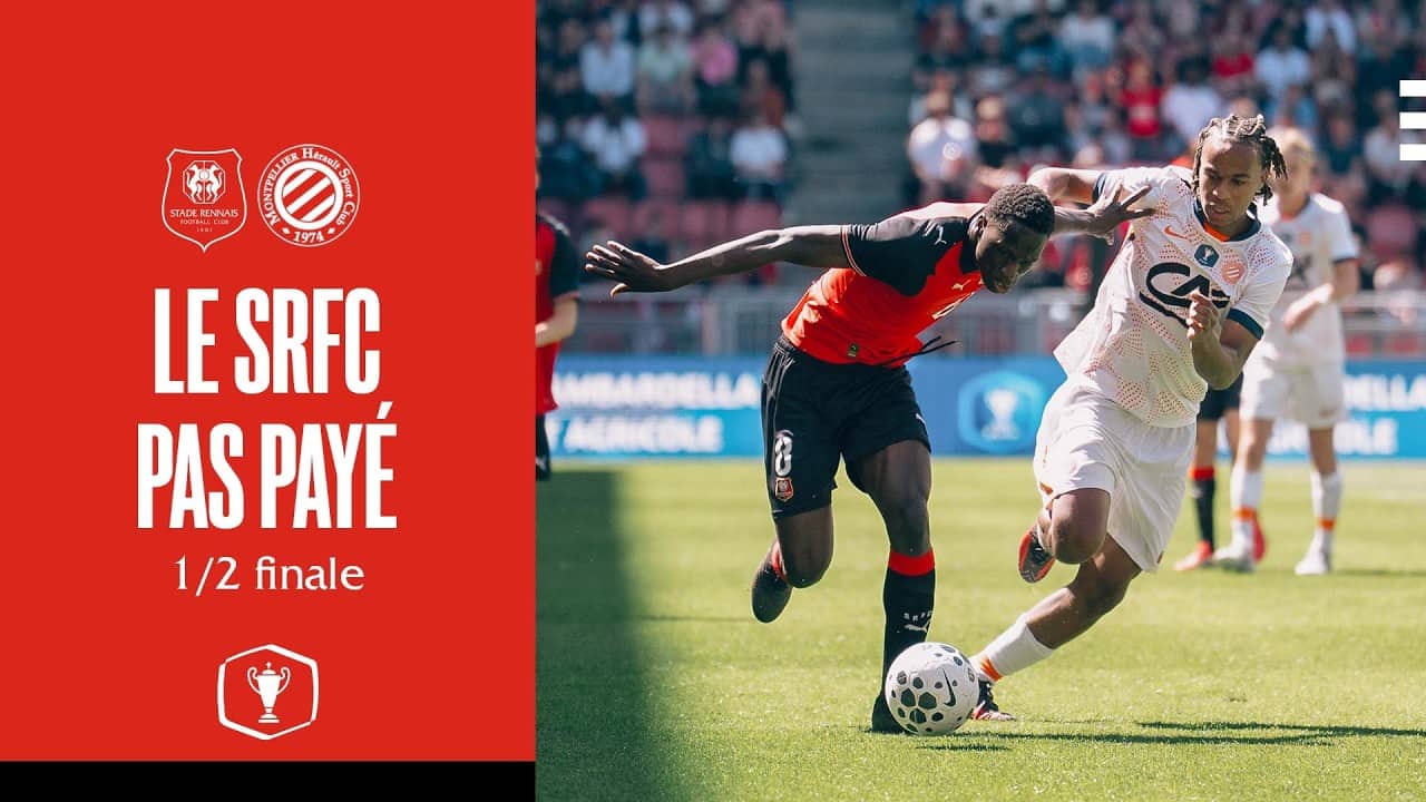 🏆 Le résumé de la demi-finale entre le SRFC et Montpellier HSC (1-2) | Coupe Gambardella 2026