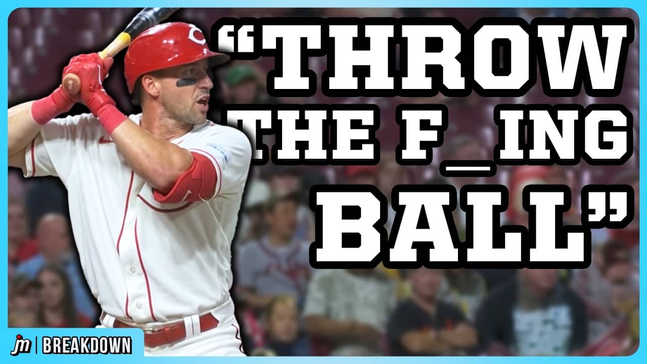 Batter yells at the pitcher mid-at bat, a breakdown