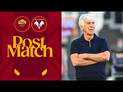 GIAN PIERO GASPERINI | INTERVISTA POST ROMA-VERONA