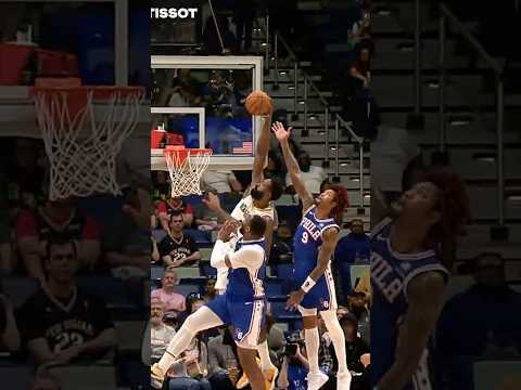 🤯 DeAndre Jordan HAMMER alley-oop vs. 76ers #pelicans #shorts #nba
