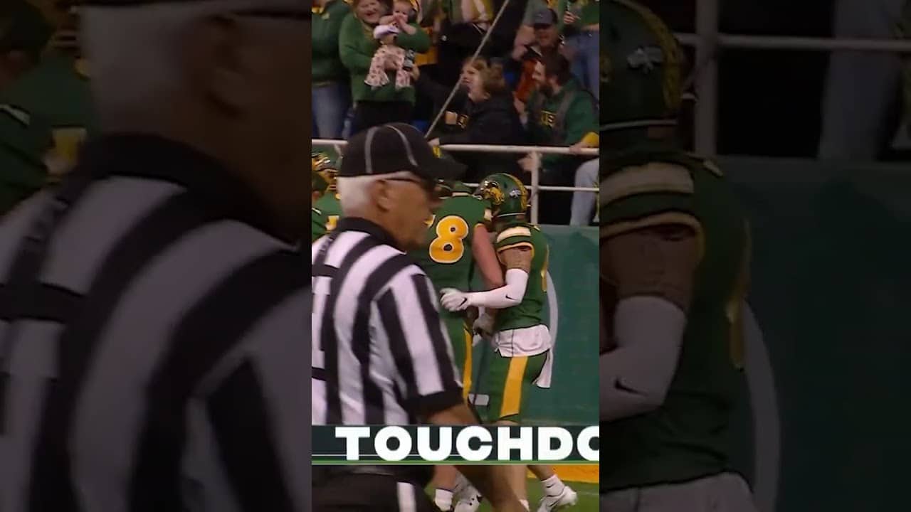 Cole Payton's FCS postseason highlights at NDSU 🦬➡️ 🦅 #shorts
