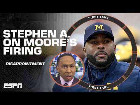 Paul Finebaum after Sherrone Moore's firing & arrest: 'Deboer is a top replacement' | First Take