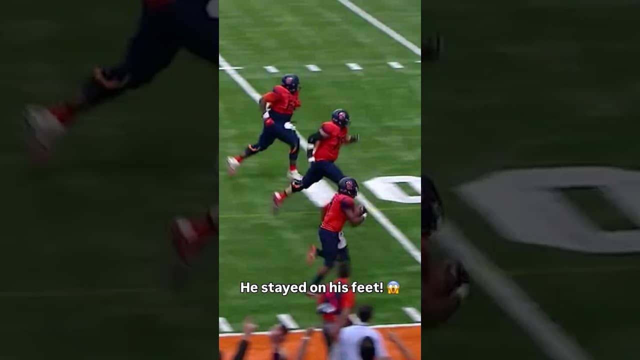 That was incredible 🤯 #syracuse #cuse #accfootball #collegefootball #football #syracuseorange