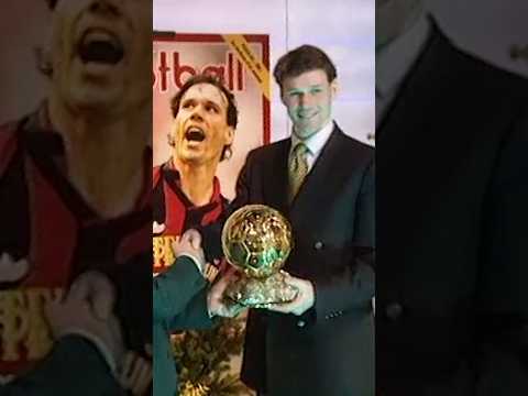 Marco van Basten, the three-time Ballon d’Or Winner 🦢⚽ | #shorts