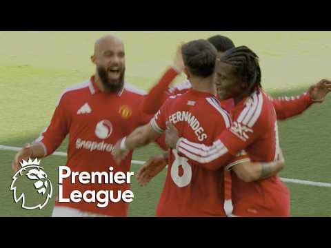 Patrick Dorgu smashes header to give Bruno Fernandes assist record | Premier League | NBC Sports