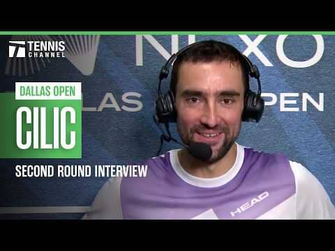 Marin Cilic Advances to 123rd Career Quarterfinal | 2026 Dallas