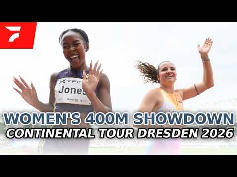 Rayniah Jones Breaks Her Own 100mH Meet Record! | Continental Tour Dresden 2026