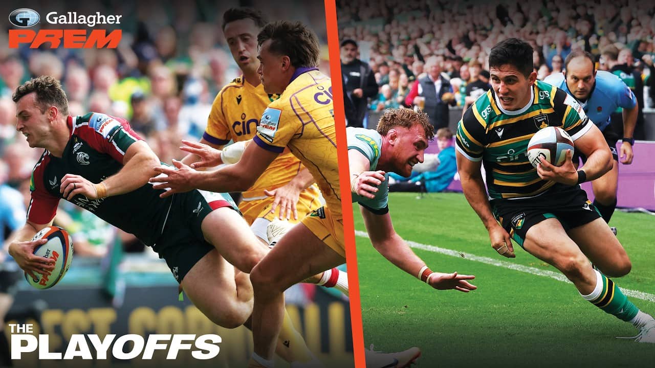 🏉 Northampton Saints v Leicester Tigers: Try-Scoring Madness! | East Midlands Derby | Gallagher PREM