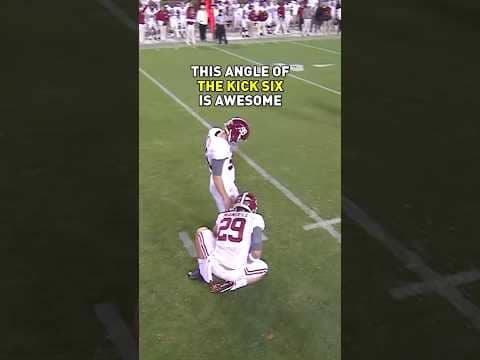 Chris Davis will always be an Auburn legend for the Kick Six 🔥 #cfb #collegefootball #ironbowl