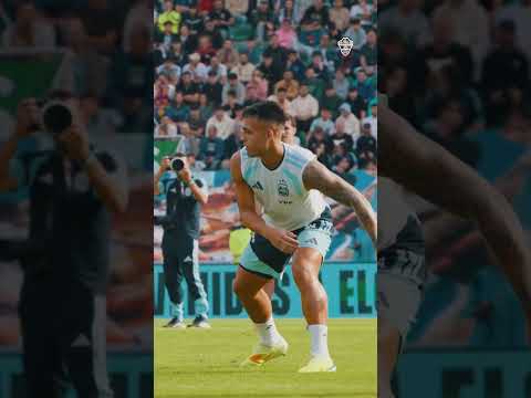 𝐈𝐍𝑺𝑺𝐈𝐃𝐄 𝐄𝐂𝐅 | Una mañana muy especial, la selección de Leo Messi entrenó en nuestro Martínez Valero