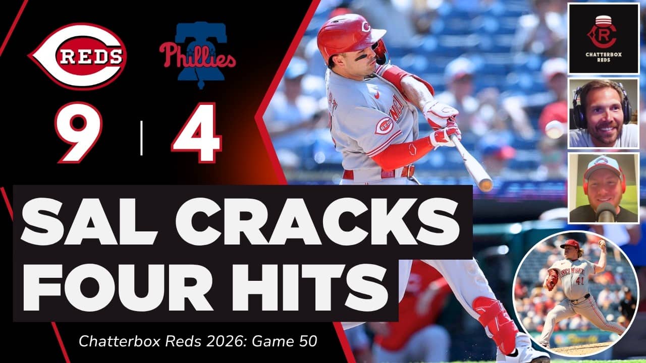 Sal Stewart CRACKS 4 hits, helps Cincinnati Reds defeat Philadelphia Phillies | Recap, Highlights