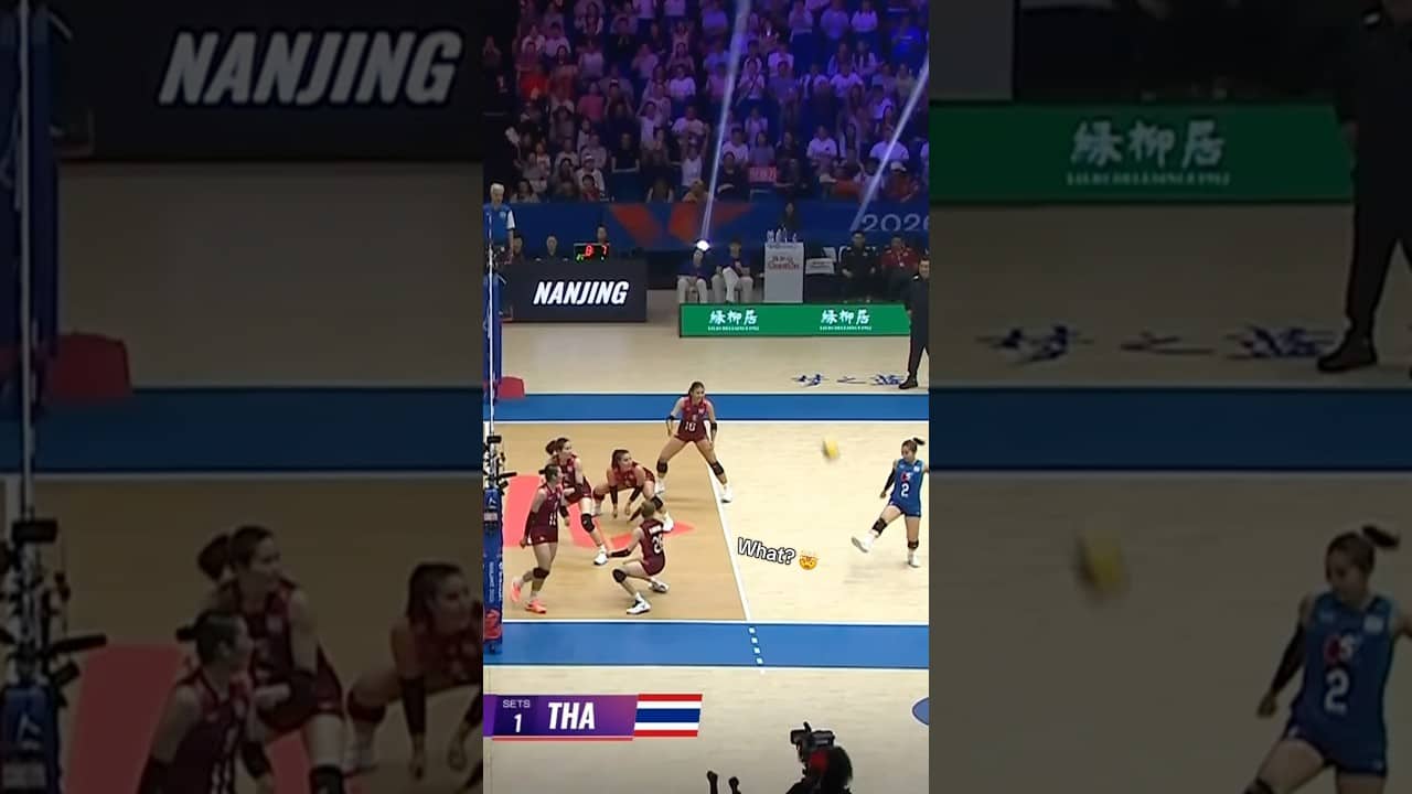 🇨🇳 vs 🇹🇭 did you catch all the SAVES?? 😤 #vnl26 #volleyball #thailand