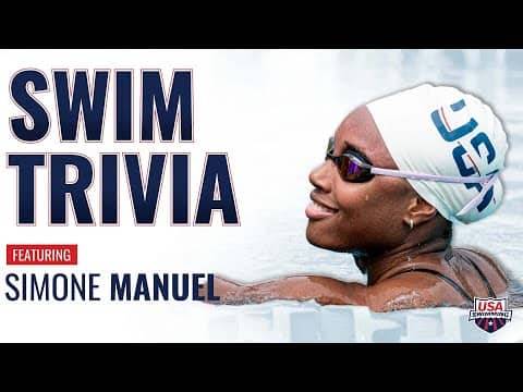 Simone Manuel on How Far an Elephant Can Swim, What Getting Lezak'd Means, and More! | Swim Trivia