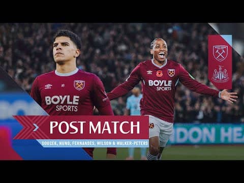 "What a Game" | Soucek, Nuno, Fernandes & More | Post Match Reactions | West Ham 3-2 Burnley