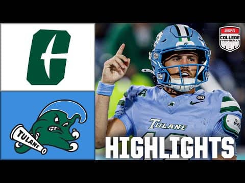 Charlotte 49ers vs. Tulane Green Wave | Full Game Highlights | ESPN College Football