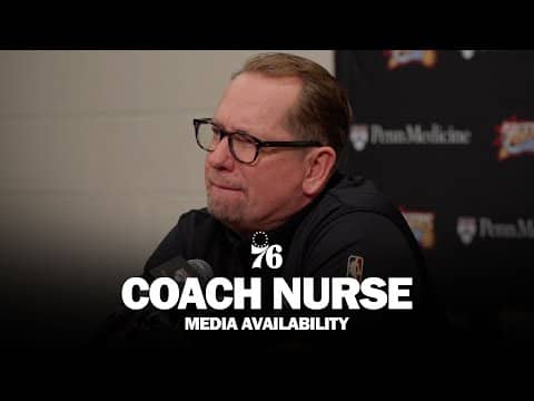 Philadelphia 76ers Postgame Media Availability 🎙️ | Coach Nurse | 11.09.25