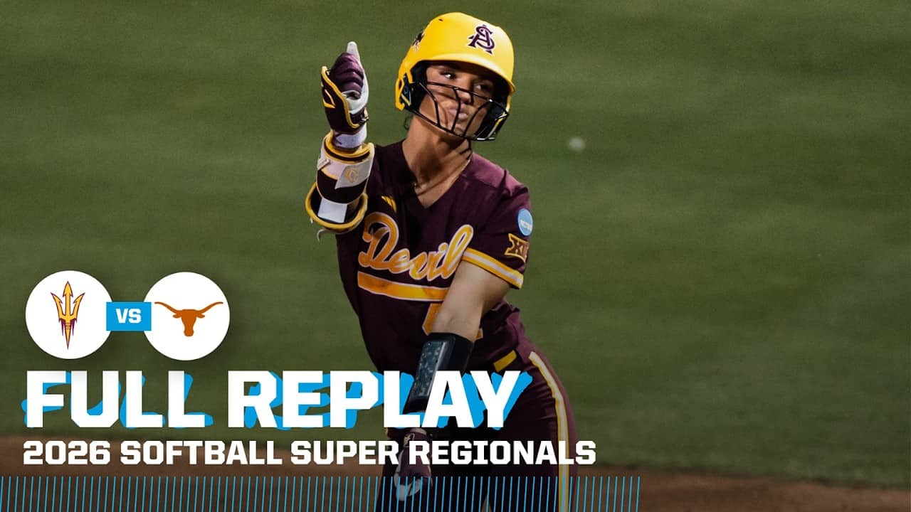 Arizona State vs. Texas: 2026 NCAA softball super regionals Game 1 | FULL REPLAY