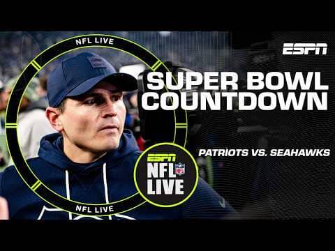 Countdown to Super Bowl LX 🏈 Getting ready for the Patriots 🆚 Seahawks matchup | NFL Live