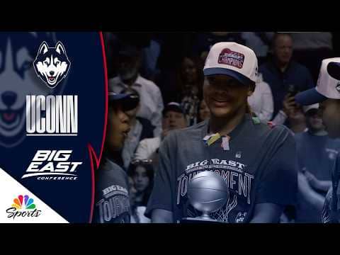 Sarah Strong praises teammates after winning tournament MVP | Big East Women's Basketball Tournament