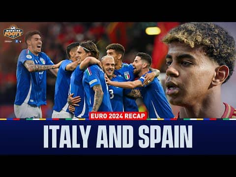 Who will be the difference makers for Italy and Spain at Euro 2024?! | Morning Footy | CBS Sports