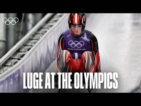 The Beauty and Thrill of Luge 🛷❄️ | Milano Cortina 2026 Practice Sessions