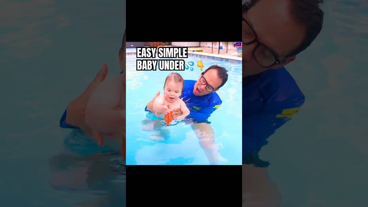 Baby Swim Lesson (Breath Control)