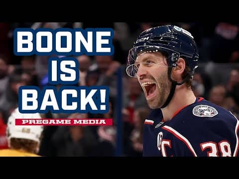BOONE IS BACK! 💥 Boone Jenner Returns to the Lineup TONIGHT vs. the Senators! | Pregame Media