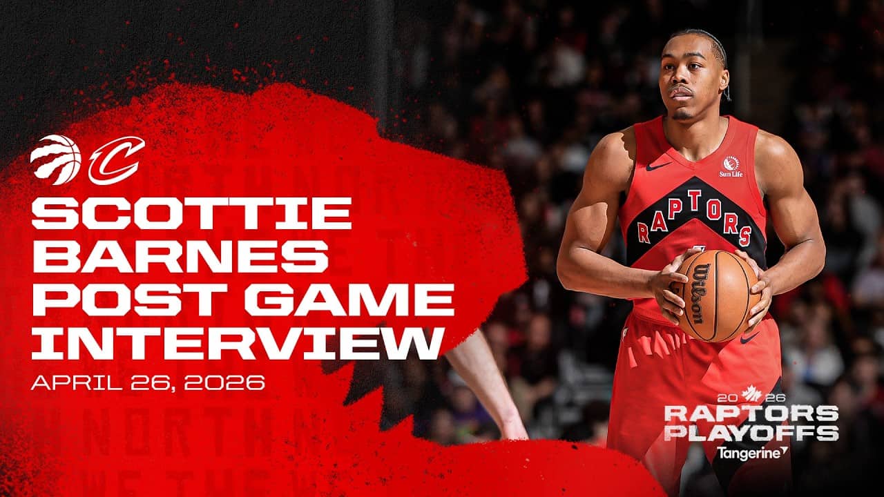 Scottie Barnes | RD1 GM4 Post Game vs Cavaliers | April 26, 2026