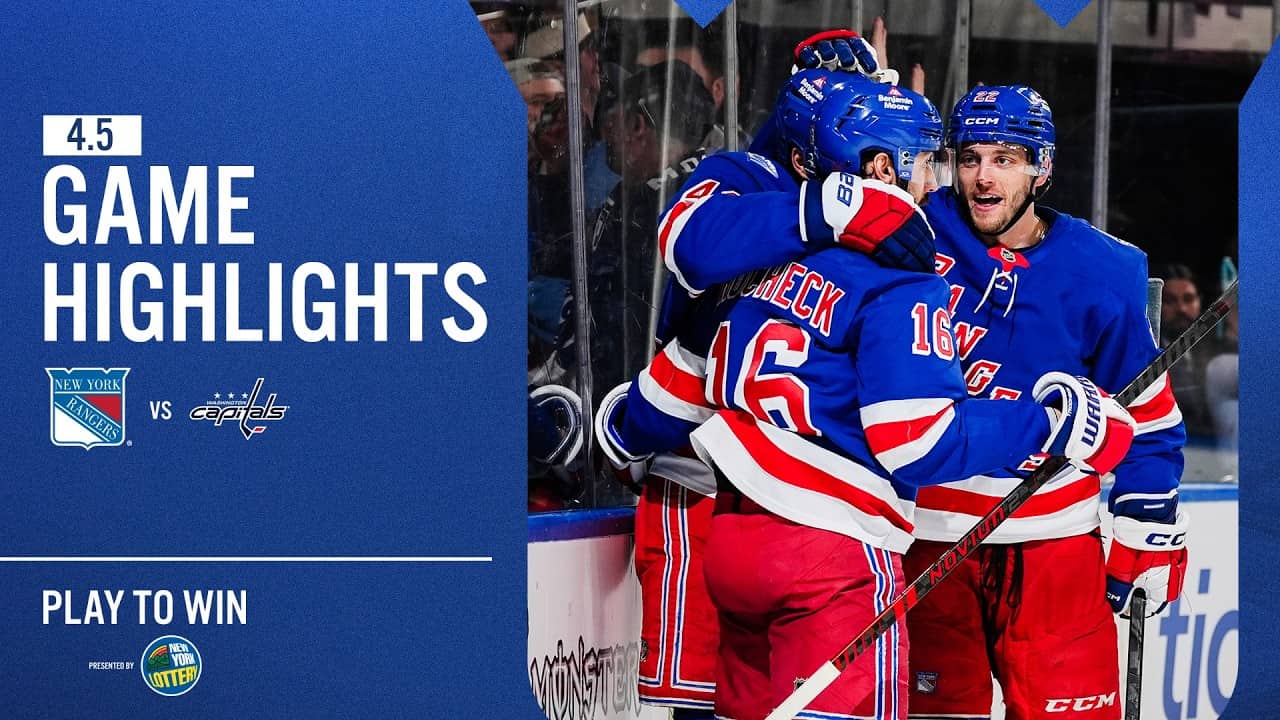 GAME HIGHLIGHTS | 2025-26: New York Rangers vs Washington Capitals (4/5/26)