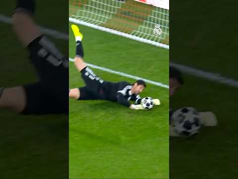 ⛔🔐 Courtois says NO! #UCL #RealMadrid