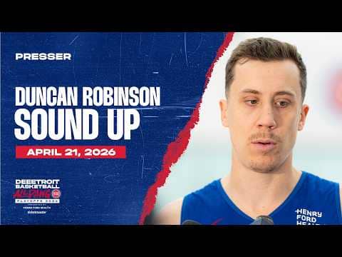 Postseason Media Availability | Duncan Robinson | Tuesday, April 21th 2026