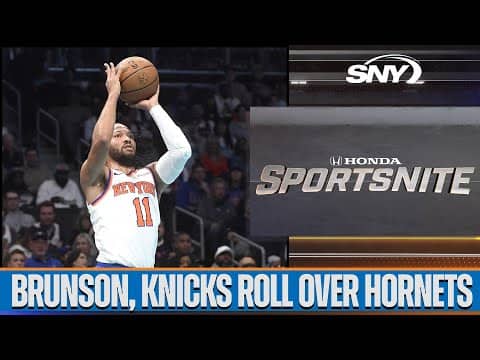 Jonathan Macri talks new-look Knicks lineup in rout of Hornets