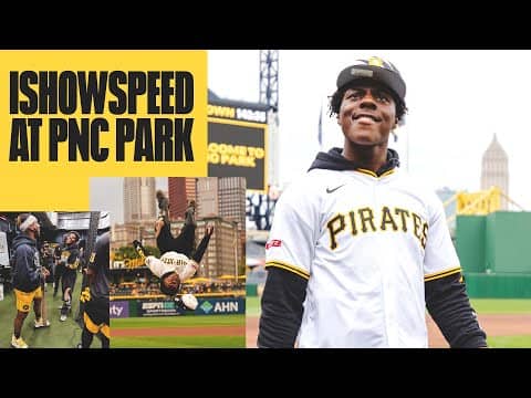 @IShowSpeed at PNC Park During His 35 Day IRL Stream | Pittsburgh Pirates