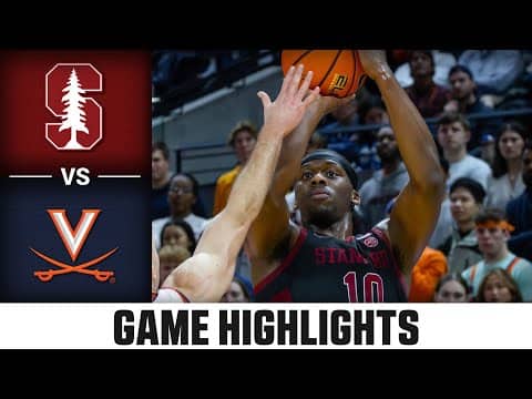 Stanford vs. Virginia Game Highlights | 2025-26 ACC Men's Basketball
