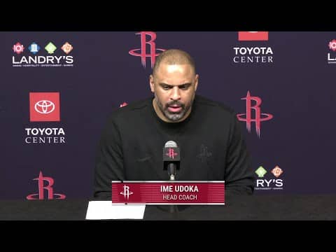 Press Conference by Ime Udoka vs Spurs