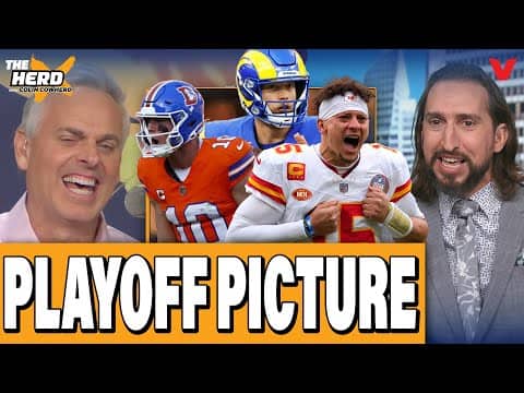 Colin Cowherd & Nick Wright DEBATE NFL playoff predictions, Shedeur Sanders + Urban Meyer | THE HERD