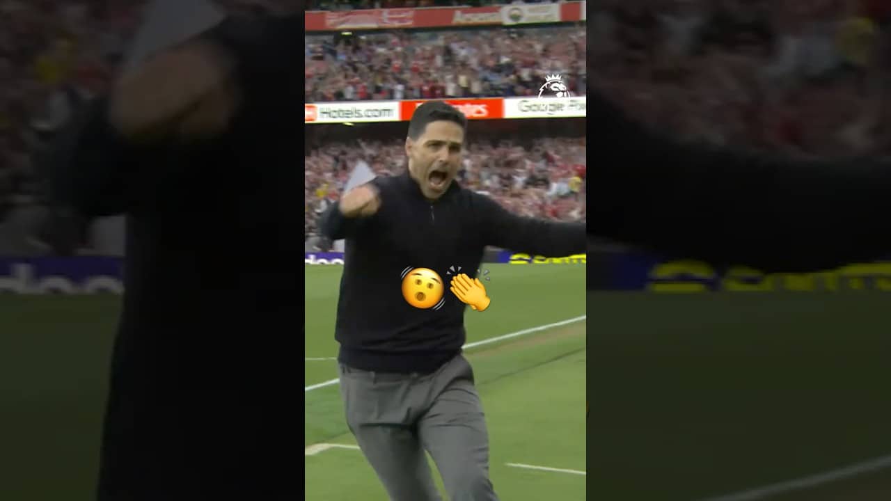 Arteta Gets FIRED UP For Every Arsenal Goal 🤩