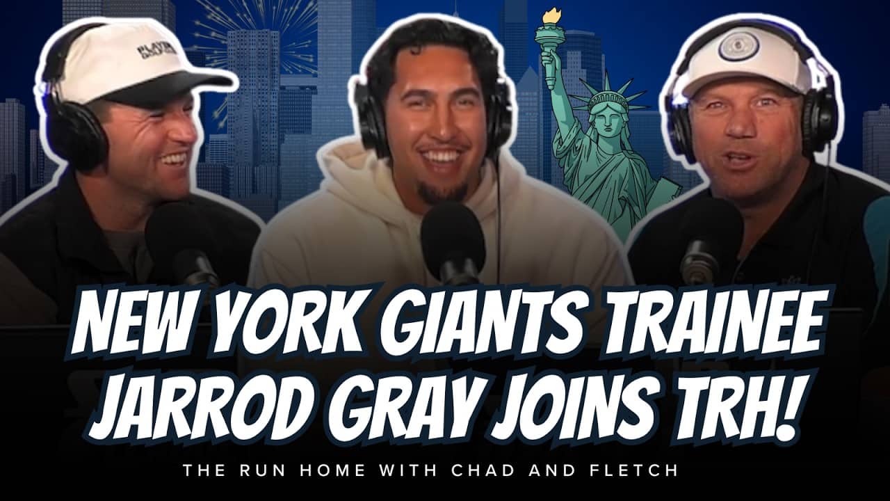 #NRL | New York Giants' Aussie Jarrod Gray with Fletch and Chad: His path to the NFL!