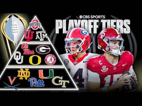 College Football Playoff Tiers: Which Teams are REAL Title Threats following week 12?