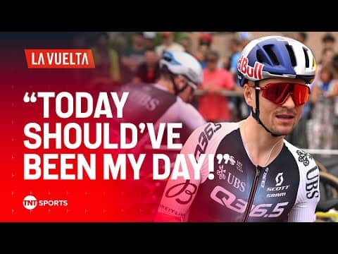 Tom Pidcock reacts to a frustrating La Vuelta Stage 11 as the race is neutralised 😡