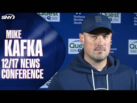 Mike Kafka says main goal is to win despite Giants' eight-game losing streak