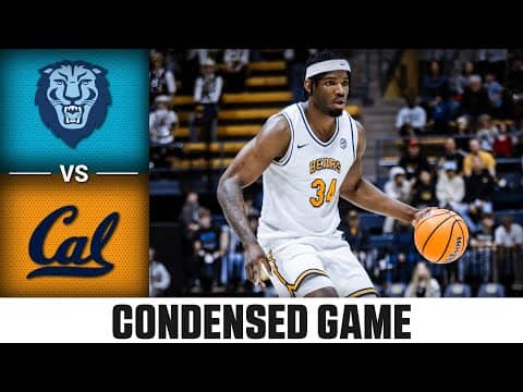 Columbia vs. Cal Condensed Game | 2025-26 ACC Men’s Basketball