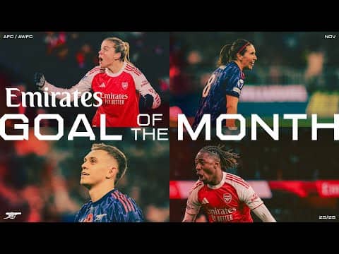 TEN INCREDIBLE STRIKES! 🚀 | November Emirates Goal of the Month