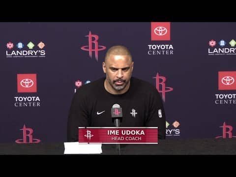 Ime Udoka with a Press Conference vs Suns