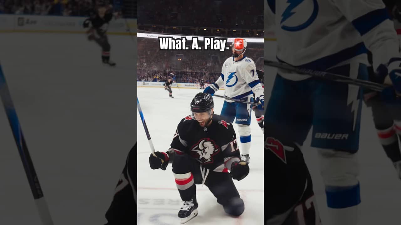 Jason Zucker with a textbook tip-in! 😯 #nhl #hockey #buffalosabres