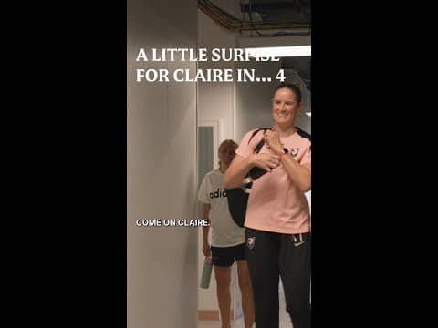 A little surprise for our soon-to-be mum, Claire Emslie