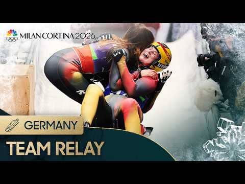 Germany wins FOURTH CONSECUTIVE gold in luge team relay | Winter Olympics 2026 | NBC Sports