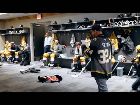 Justin Gaethje Reads the VGK Lineup 🏒
