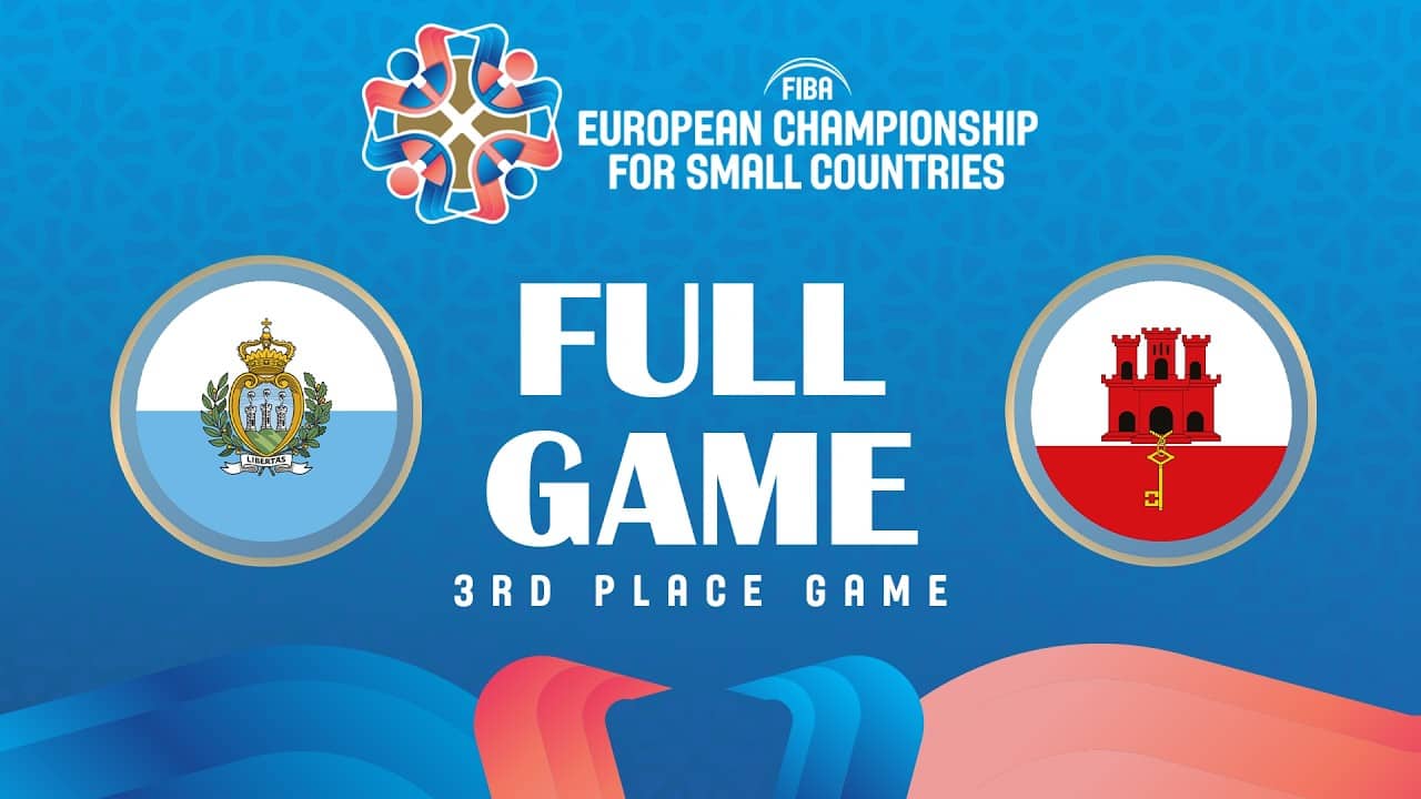 LIVE - San Marino v Gibraltar | FIBA European Championship for Small Countries 2026 | 3rd Place Game